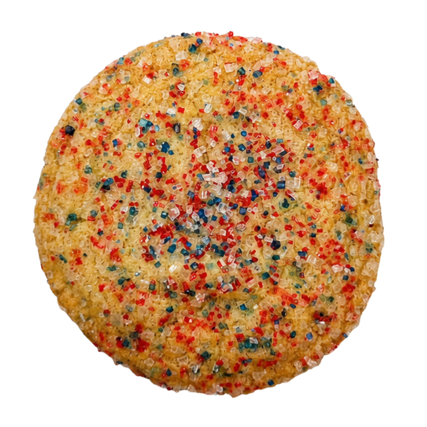 Red, White, and Blue Sugar Cookie