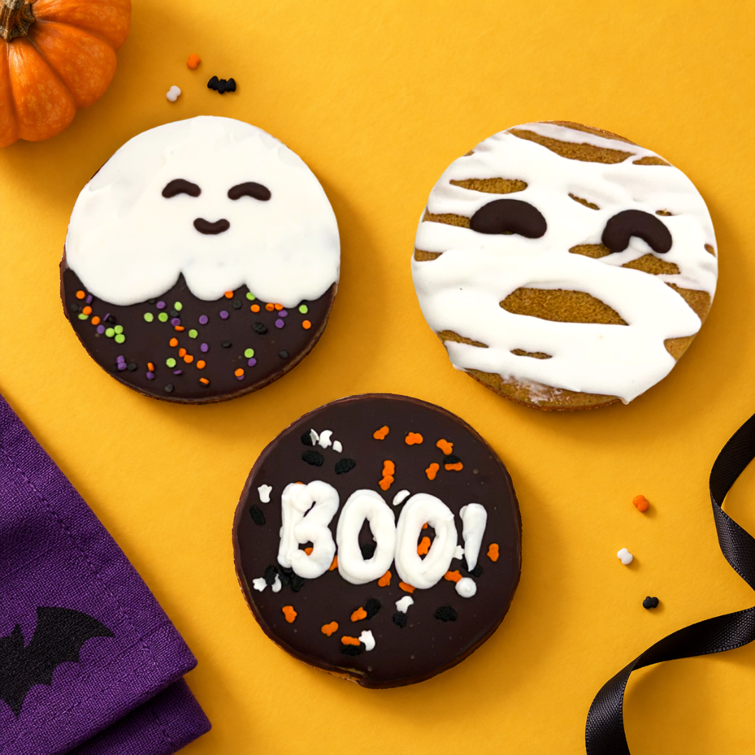 Dipped Halloween Cookies