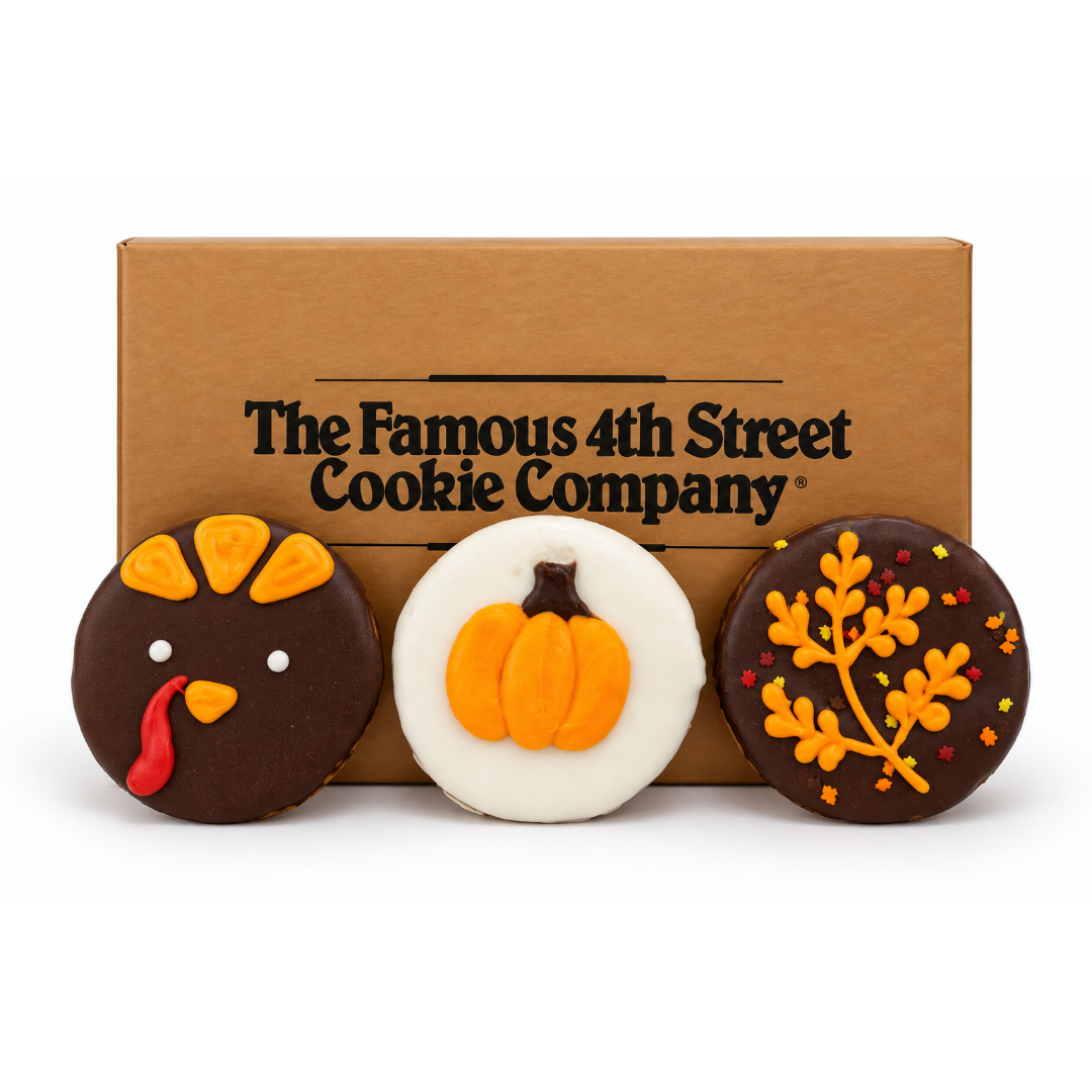 Dipped Thanksgiving Cookies
