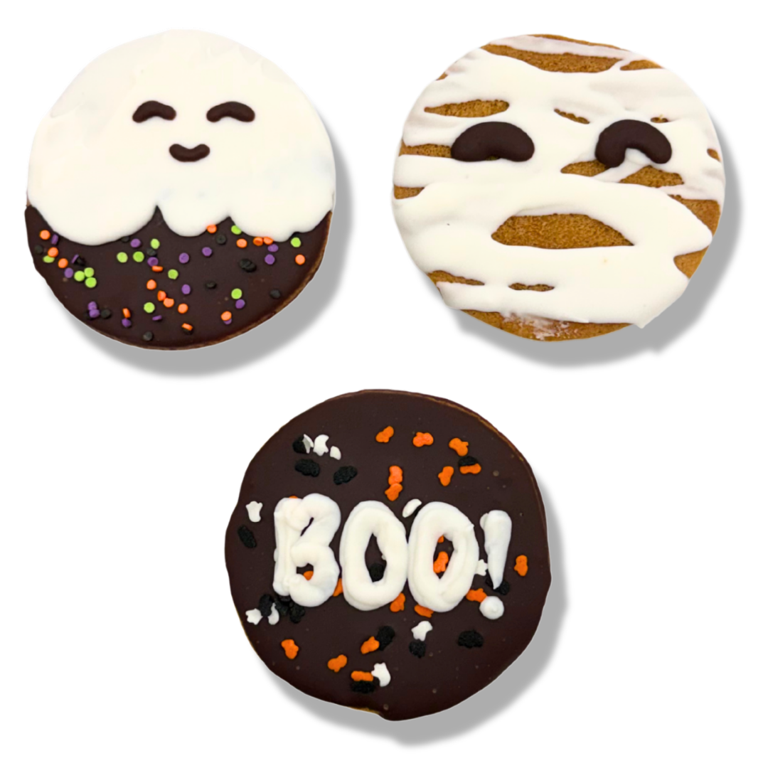 Dipped Halloween Cookies