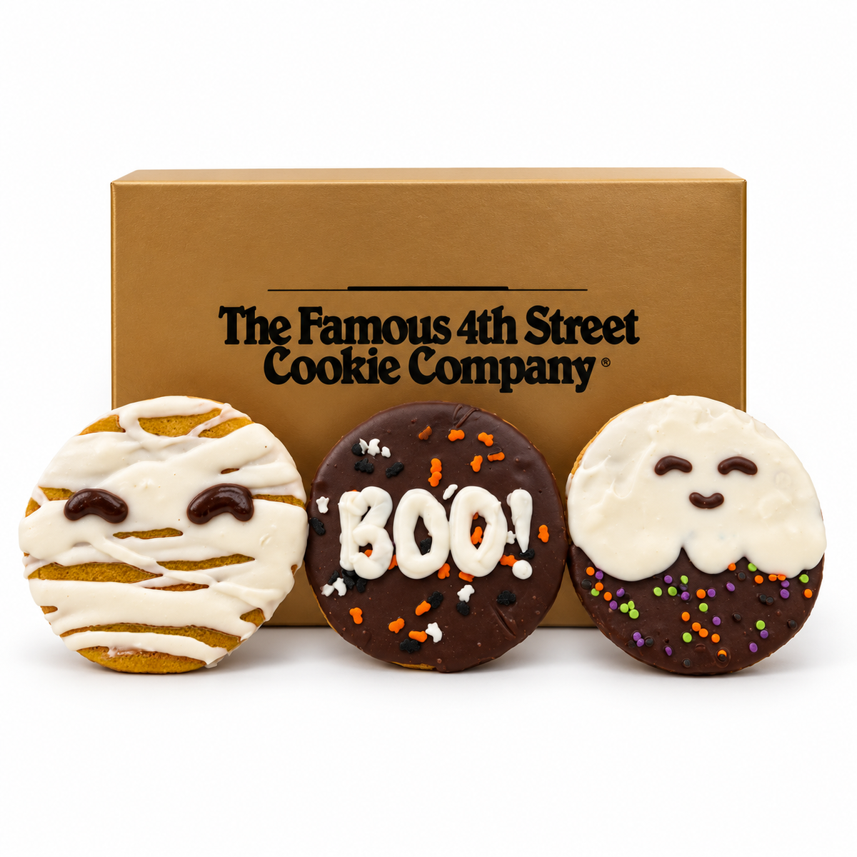 Dipped Halloween Cookies