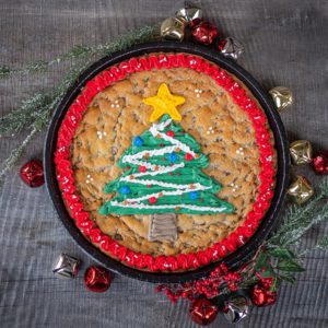 Christmas Tree Cookie Cake