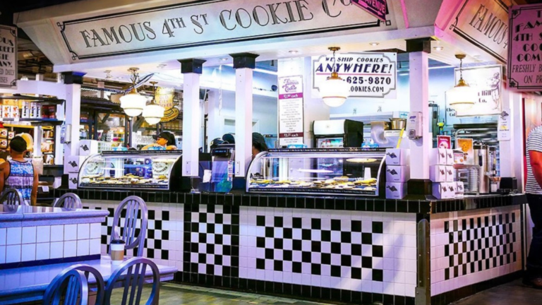 Photo of the Famous 4th St Cookie booth at the Reading Terminal Market